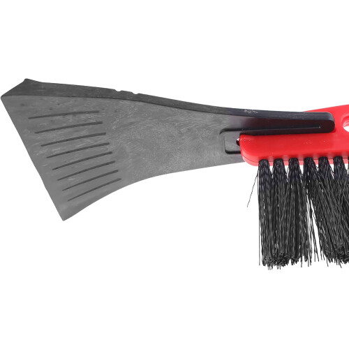Red Handle Car Window Snow Brush Ice Scraper Cleaner 51cm Length 1