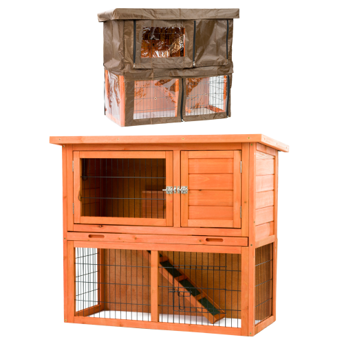 KCT KCT Monza 3ft Rabbit Hutch with Protective Cover