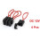 4 Pcs Inline Vane Fuse Holder Black Red DC 12V 2