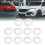 10 Pcs Clear White Plastic Disposable Steering Wheel Cover for Car 2
