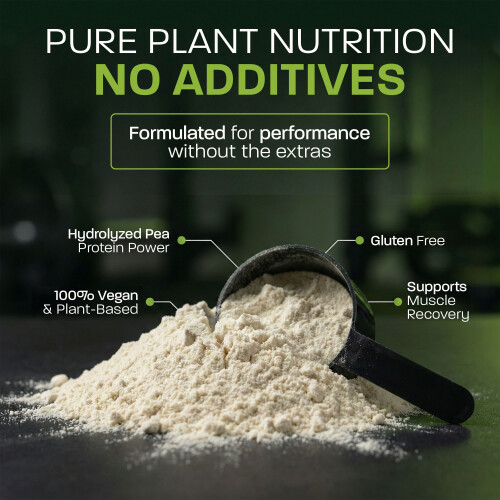 Vegan Hydro Pro Hydrolysed Protein | 1KG | + 600ml Shaker White