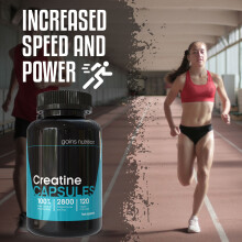 Creatine Monohydrate Capsules - 2800mg Per Serving