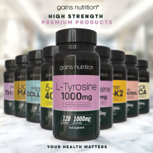L-Tyrosine | 1000mg | 120 Capsules