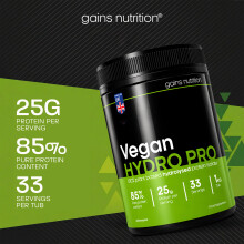 Vegan Hydro Pro Hydrolysed Protein | 1KG Tub