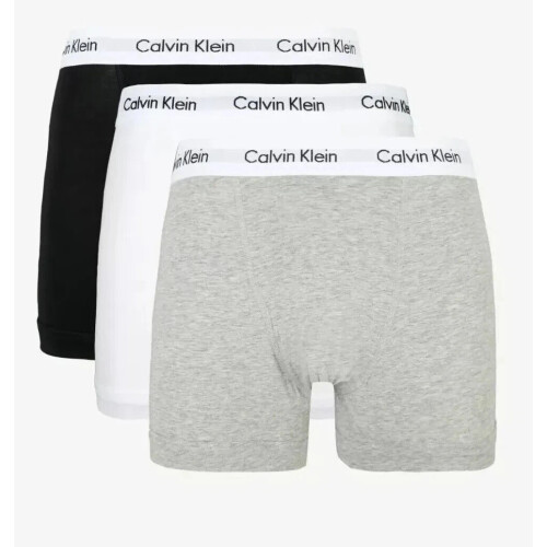 Calvin Klein (XXL) Calvin Klein 3 Pack Trunks Black/Grey /White