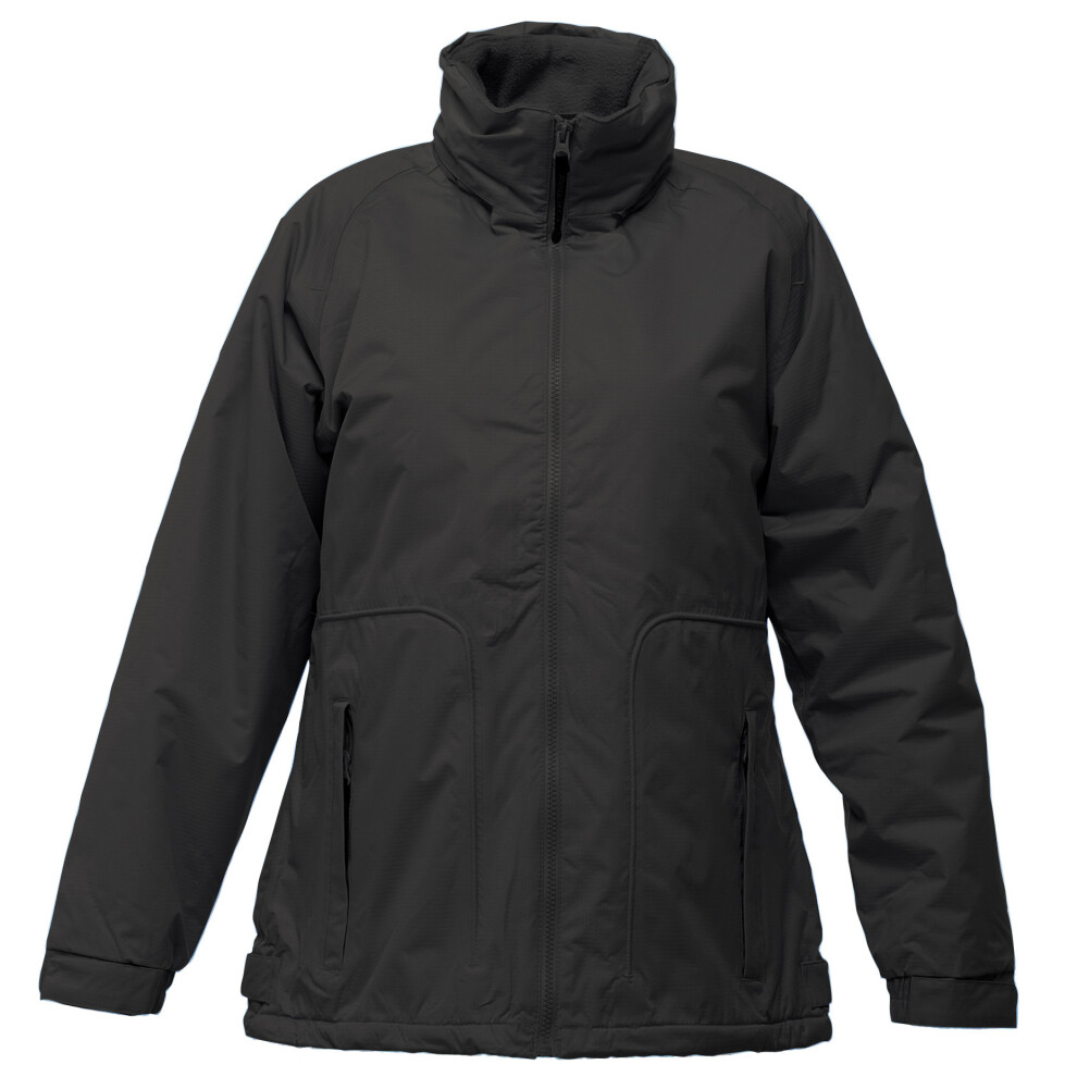 Regatta (16, Black) Womens/Ladies Waterproof Windproof Jacket (Fleece Lined)