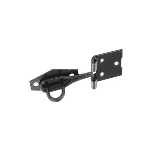 (100mm, Black) Securit Hasp And Staple