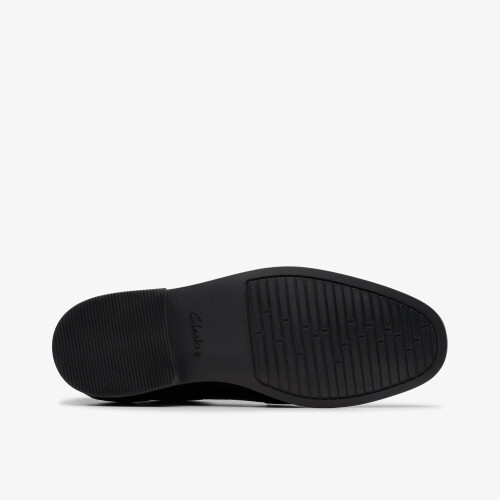 Clarks (Wide, Not Specified) Jonwin Step Y Black Leather 2