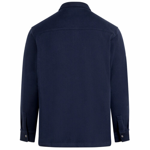 (S, Navy) Front Row Unisex Adult Premium Overshirt 1