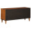 VidaXL vidaXL TV Cabinet with Drawer Walnut 100 x 33 x 46 cm Solid Mango Wood 6
