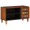 VidaXL vidaXL TV Cabinet with Storage Walnut 80 x 33 x 46 cm Solid Mango Wood 2
