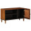 VidaXL vidaXL TV Cabinet with Storage Walnut 80 x 33 x 46 cm Solid Mango Wood 3