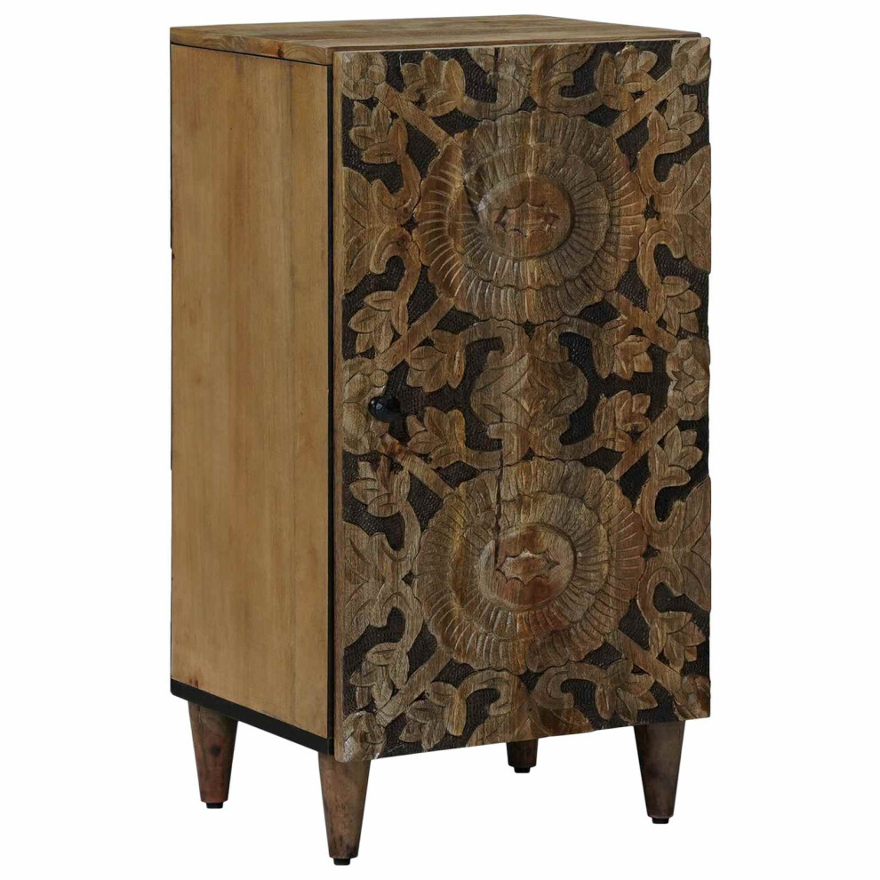 Vidaxl Sideboard Braun 40 X 33 X 75 Cm Massivholz Mango - Bild 3