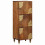 VidaXL vidaXL Highboard with Shelf Brown 40 x 33 x 110 cm Solid Mango Wood 1