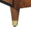 VidaXL vidaXL Highboard with Shelf Brown 40 x 33 x 110 cm Solid Mango Wood 8