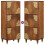 VidaXL vidaXL Highboard with Shelf Brown 40 x 33 x 110 cm Solid Mango Wood 10