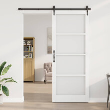 vidaXL Interior Tür ORKDAL Weiß grundiert 93 x 232 cm