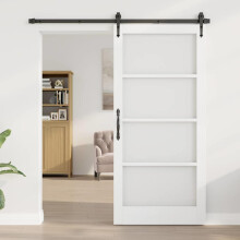 vidaXL Interior Tür ORKDAL Weiß grundiert 93 x 202 cm