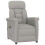 VidaXL vidaXL Massagesessel Hellgrau 96,5 x 70,5 x 95 cm Mikrofaser 1