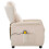 VidaXL vidaXL Massagesessel Creme 93,5 x 67,5 x 101,5 cm Stoff 4