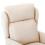 VidaXL vidaXL Massagesessel Creme 93,5 x 67,5 x 101,5 cm Stoff 5