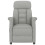 VidaXL vidaXL Massagesessel Hellgrau 96,5 x 70,5 x 95 cm Mikrofaser 3