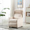 VidaXL vidaXL Massagesessel Creme 93,5 x 67,5 x 101,5 cm Stoff 2