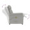 VidaXL vidaXL Massagesessel Hellgrau 96,5 x 70,5 x 95 cm Mikrofaser 8