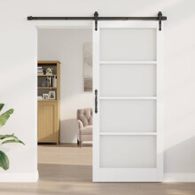 vidaXL Interior Tür ORKDAL Weiß grundiert 93 x 211 cm