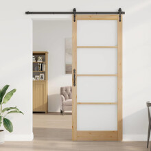 vidaXL Interior Tür ORKDAL Braun 93 x 232 cm