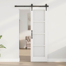 vidaXL Interior Tür ORKDAL Weiß grundiert 61 x 198,5 cm