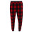 CTM Men's Flannel Plaid Jogger Pant 1