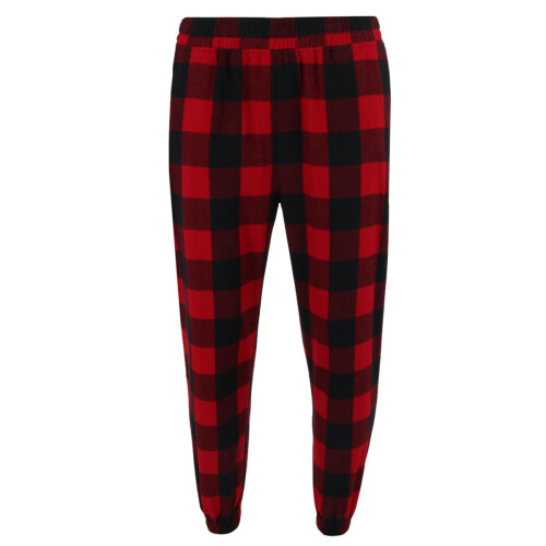 CTM Men's Flannel Plaid Jogger Pant