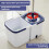FLOOR MAGIC SPIN 360 Degree MOP BUCKET SET MICROFIBER WITH EXTRA MOP HEADS 4