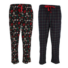 Fruit of the Loom Men's Holiday Fleece Pyjama Pant (Pack of 2)