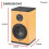 Audizio BS20 Active Bookshelf Speaker Set with Battery Bamboo 8