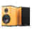 Audizio BS20 Active Bookshelf Speaker Set with Battery Bamboo 1