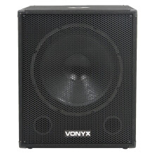 Vonyx SWA18 18 Inch Active Subwoofer 1000W DJ Bass Speaker for Events