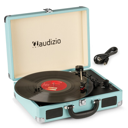 Fenton 102.040 RP114BL Record Player Briefcase - Blue