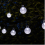 Solar LED Bubble Globe String Lights, White, 100 LEDs, 8 Modes, Waterproof for Outdoor Camping 2