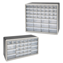 (74 Drawer Cabinet Set (30 + 44 Unit)) KCT Multi Drawer Compartment Plastic Storage Organiser Wall Mountable Storage Boxes