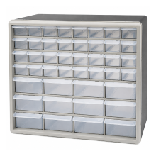 (44 Drawer Cabinet) KCT Multi Drawer Compartment Plastic Storage Organiser Wall Mountable Storage Boxes
