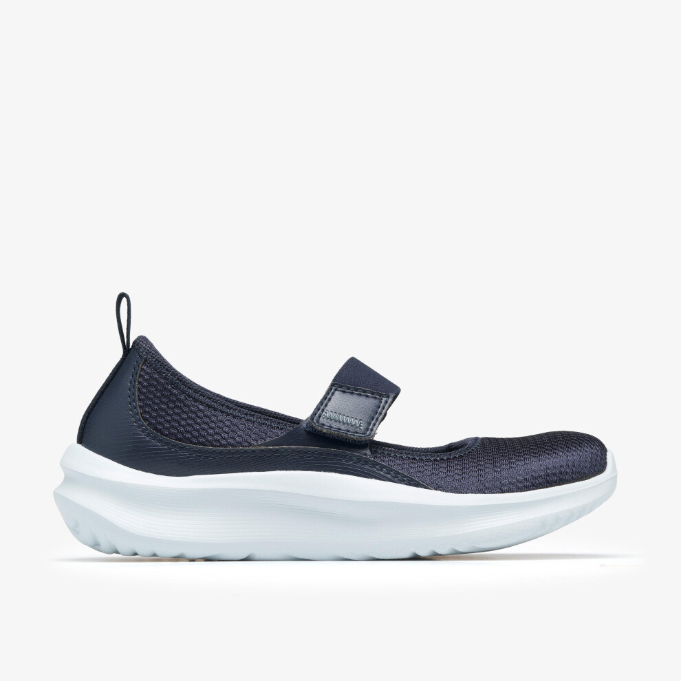 Clarks (Standard, 6 (Adults')) Solevana Jane Navy
