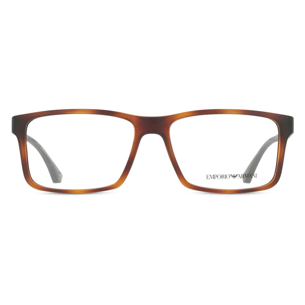 Emporio Armani Man Ea3038 5002 Optical Frames Peek Turtle Squared Normal - Image 4