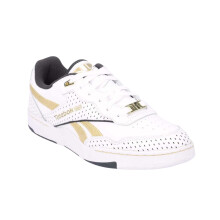 (9 UK, White Gold) Reebok Womens/Ladies BB 4000 II Metallic Leather Trainers