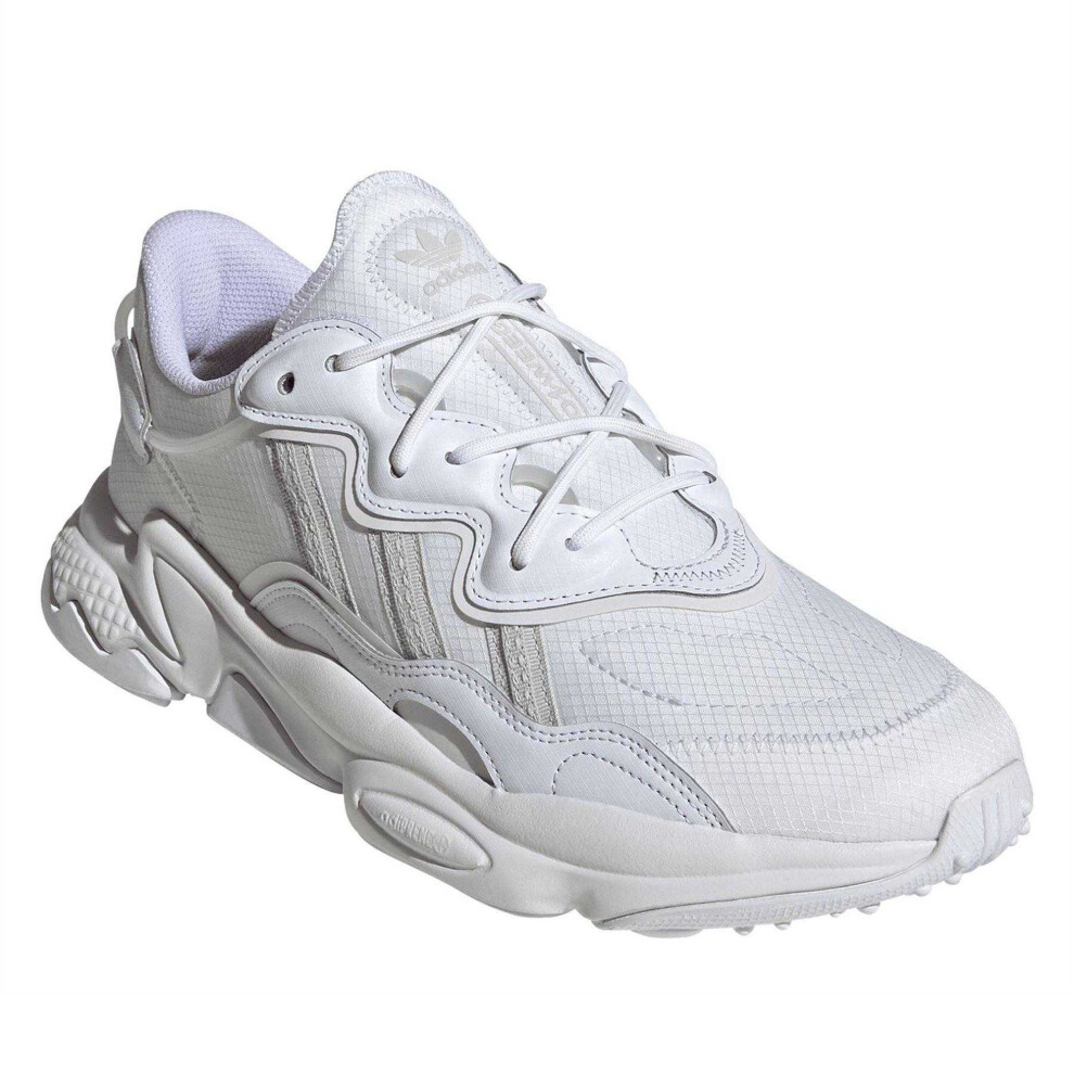 Adidas (3 Uk, White) Womens/Ladies Originals Ozweego Suede Trainers