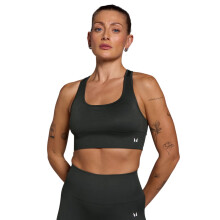 (14 UK, Dark Shadow) MyProtein Womens/Ladies Seamless Sports Bra