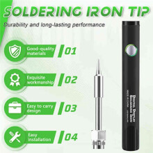 510 Thread Soldering Iron Kit 3 Gear Adjustable Voltage 650mAh Battery Pen Power Pen Welding Tool Kit