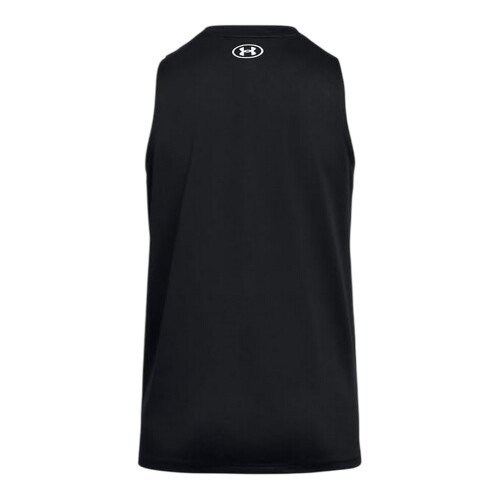 Under Armour (12 UK, Black/White) Under Armour Womens/Ladies Tech Solid Technical Vest Top 1