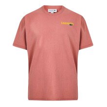 (S, Red) Lacoste Mens Effect Ombr Print T-Shirt